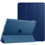 TiMOVO Hülle für iPad 9. Generation 2021/iPad 8. Generation 2020/iPad 7. Generation 2019, Ultra Dünn Durchscheinend Schutzhülle Smart Cover mit Auto Schlafen/Wachen für iPad 10,2 Zoll,Marineblau