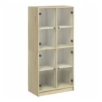 VidaXL Highboard mit Türen Sonoma-Eiche 68x37x142 cm Holzwerkstoff