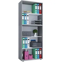 VCM Lona Aktenregal 70 x 40 x 178 cm grau