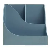 Exacompta Stiftehalter Kunststoff 11,0 x 12,0 x 16,0 cm Blau/Grau 5 St.