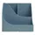 Exacompta Stiftehalter Kunststoff 11,0 x 12,0 x 16,0 cm Blau/Grau 5 St.