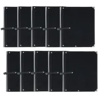 Classic Cantabile Notenmappe Standard Schwarz 10er Set