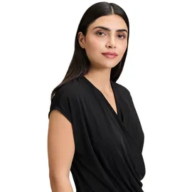 Vera Mont Overall VERA MONT "Damen in 7/8 Länge", Damen, Gr. 46, Normalgrößen, schwarz, Obermaterial: 95% Polyester, 5% Elasthan, figurumspielend, V-Ausschnitt, Overalls Overall, Muster