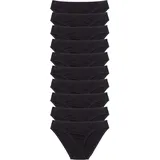 bonprix Slip 10 St. Schwarz 40/42