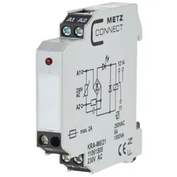 Metz Connect Koppelbaustein KRA-M6/21 230AC 11061505