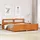 vidaXL Massivholzbett 180 x 200 cm Braun