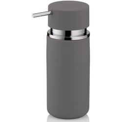 Seifenspender Per Keramik hellgrau 16,5cm 6,5cmØ 300ml