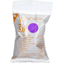 3M Scotchcast Soft Cast Halbstarres Kompressionsharz 5 cm x 3,65 m Violett