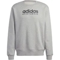 Adidas Herren Sweatshirt (Long Sleeve) M All Szn G SWT, Medium Grey Heather, IC9823, S