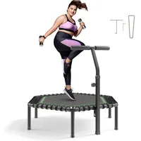 Vevor Fitness-Trampolin 138,5 cm Grün/Schwarz