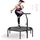 Vevor Fitness-Trampolin 138,5 cm Grün/Schwarz