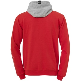 Kempa Core 2.0 Hoodie, rot/dark grau Melange, M