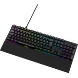 NZXT Function Mechanische PC Gaming Tastatur - beleuchtet - lineare RGB Schalter - MX kompatible Schalter - Hot Swap - robustes Aluminium Cover - Mechanical Gaming Keyboard | FR (AZERTY) Schwarz