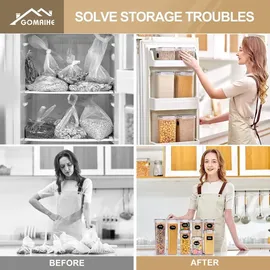 luxuskollektion Vorratsdosen Set Aufbewahrungsbox Küche Luftdicht Behälter Plastik