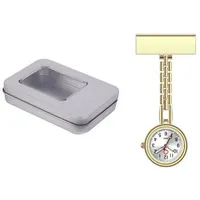 Tidy Krankenpflegeuhr Kitteluhr Quarz Taschenuhr Krankenschwesteruhr Arzt goldfarben
