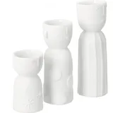 räder Naturgestalten Minivasen 3er Set, Höhen 5,2/7,5/8,9cm