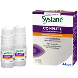 Systane COMPLETE ALL-IN-ONE ohne Konservierungsmittel 2X10 ml Augentropfen
