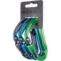 Schraubkarabiner Photon Lock mix 3er Set bunt|BLAU|GRÜN NO SIZE