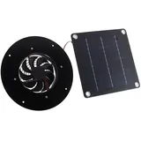 Baoblaze Solarpanel-Ventilator, Wasserdicht, Tragbar, 20 W DC, Bürstenloser Ventilator, Solar-Abluftventilator Für, Camping, Wohnmobil, Autokühlung