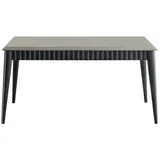 JVmoebel Esstisch Grauer Holztisch mit Ausziehfunktion für modernes Esszimmer (Packung, 1-St., 1x Esstisch), Made in Europa grau