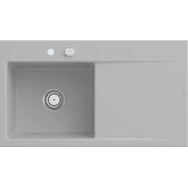 Villeroy & Boch Subway Style 50 links Einbauspüle steam Excenterbetätigung 900 x 510 mm