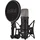RØDE Microphones RØDE NT1 Signature Series Großmembrankondensatormikrofon mit Schockhalterung, Popschutz und XLR-Kabel für Musikproduktion, Gesangsaufnahmen, Streaming und Podcasting (Schwarz)