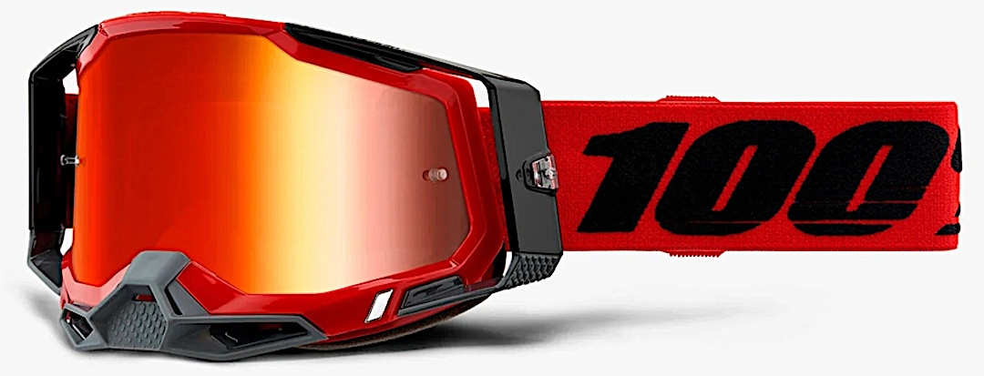 100% Racecraft II Essential Motorcross bril, rood