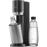 Sodastream Duo schwarz + Glaskaraffe + PET-Fasche