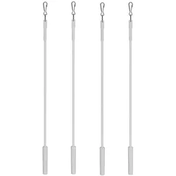 Schleuderstab INDEKO Gr. 3, weiß, L:125cm, Schleuderstäbe, im Fixmaß