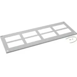 Hager FZ894D Verschlussplatte geöffnet für Schrank univers, IP54, SKI, 20x1100x400mm.Verschlussplatte geöffnet zum Einbau von Leitungseinführung