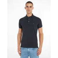 Tommy Hilfiger 1985 SLIM POLO Kurzarm Poloshirts Herren, blau (desert sky), 3XL