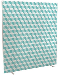 PAPERFLOW Trennwand easyScreen Vintage, 60963 bunt 160,0 x 173,4 cm