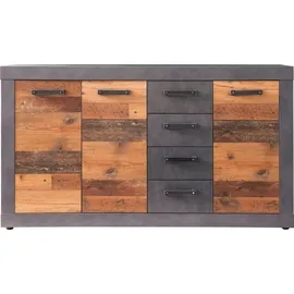 trendteam Indy 151 x 86 x 37 cm Grau/Braun