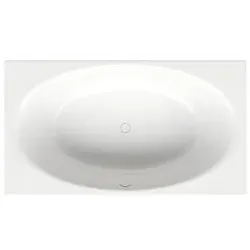 Bette BetteEve Badewanne 6042-440PLUS 180x100x45cm, Glasur, snow