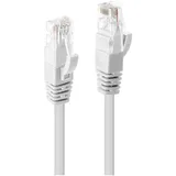 Lindy 48099 RJ45 Netzwerkkabel, Patchkabel CAT 6 U/UTP Weiß