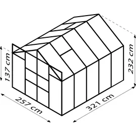 Vitavia Mars 8300 Alu anthrazit HKP 4 mm 8,3 m2