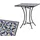 Mojawo Mosaik Gartentisch 61 x 61 x 70 cm Mehrfarbig