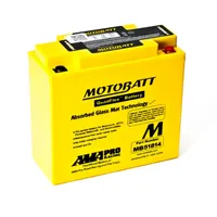 MOTOBATT Mb51814 12v 20ah Agm-batterie - Yellow - One Size