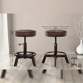 CLP Sitzhocker Destin bronze