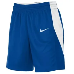 NIKE Team Damen leichte Sport-Shorts Basketball-Shorts Trainings-Hose Fitness NT0212-463 Blau/Weiß - XS