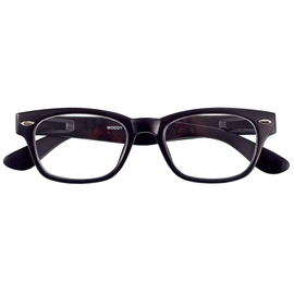 I NEED YOU Lesebrille Woody / +2.50 Dioptrien/Schwarz, 1er Pack