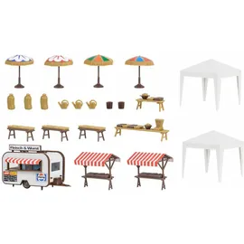 Vollmer Deko-Set Wochenmarkt 45141 H0