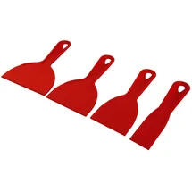 FarTools Spachtelmesser, Rot, 4 Stück