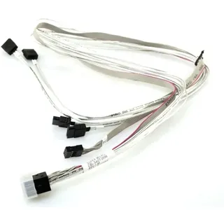 Supermicro CBL-SAST-0556 Serial Attached SCSI (SAS)-Kabel Schwarz, Weiß