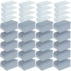 BRB-Lagertechnik Sichtbox PROFI LB3 350 x 200 x 150 mm 20-tlg. grau