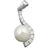 GALLAY Zuchtperle mit Zirkonias Silber 925