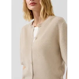 s.Oliver Halbarm-Strickjacke Beige 4XL