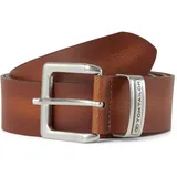 Tom Tailor Gürtel Leder 4 cm braun 120