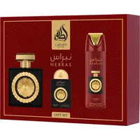 Lattafa Pride Nebras Eau de Parfum 100 ml + Eau de Parfum 20 ml + Deospray 200 ml Geschenkset