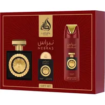 Lattafa Pride Nebras Eau de Parfum 100 ml + Eau de Parfum 20 ml + Deospray 200 ml Geschenkset